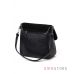 Купить женскую сумку - почтальон черную с замшевым перекидом в интернет-магазине - арт.12129_1